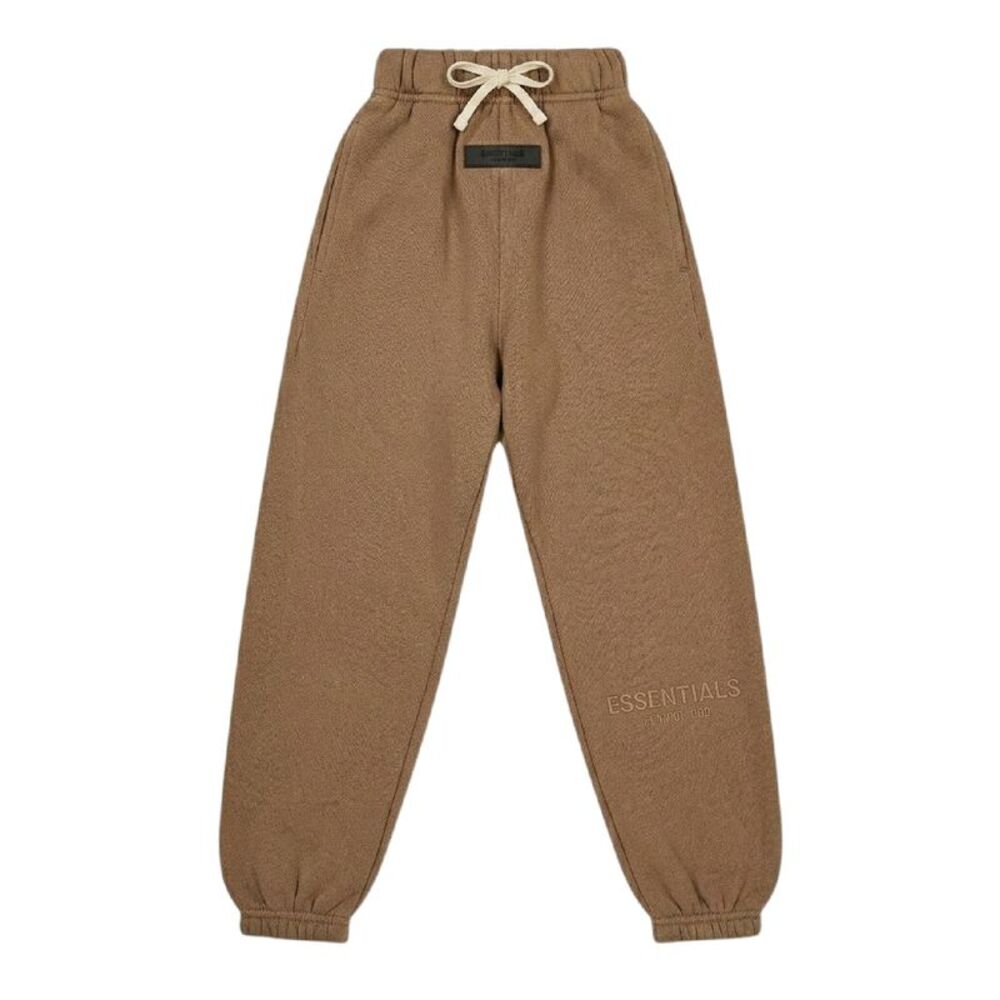 Fear Of God Essentials Childrens/Kids Fleece Relaxed Fit Sweatpants / Wood